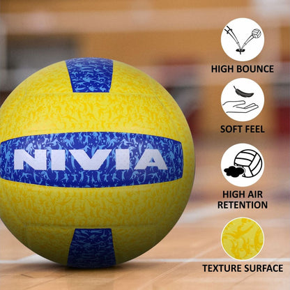 Nivia G-2020 Volleyball |18 Panels | Moulded
