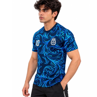 Men Printed Round Neck | Messi fan jersey