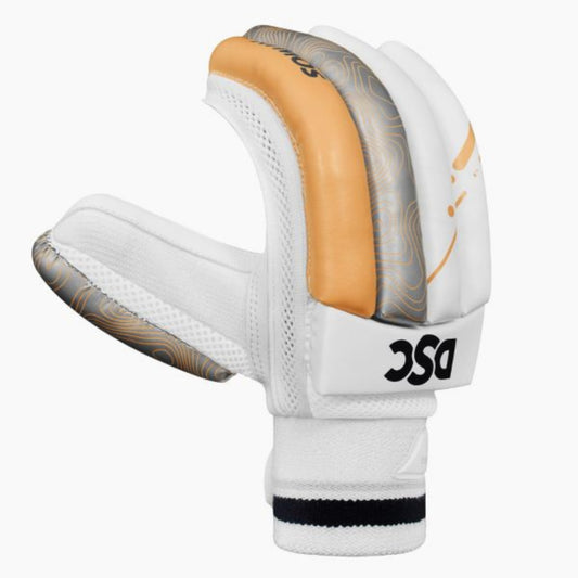 DSC Atmos Batting Gloves (Grey/Orange)