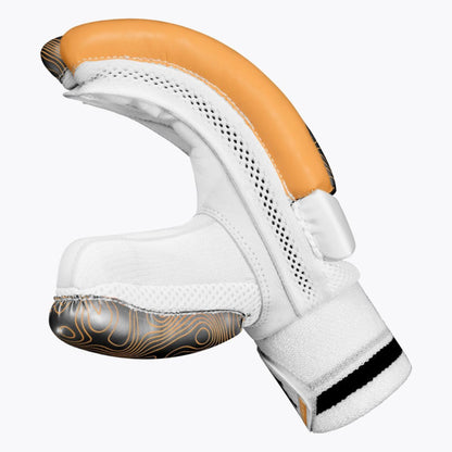 DSC Atmos Batting Gloves (Grey/Orange)