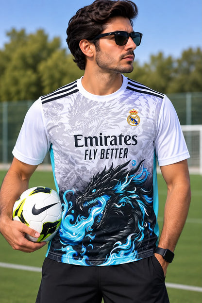 Men Real Madrid Cristiano Ronaldo Printed T-shirt