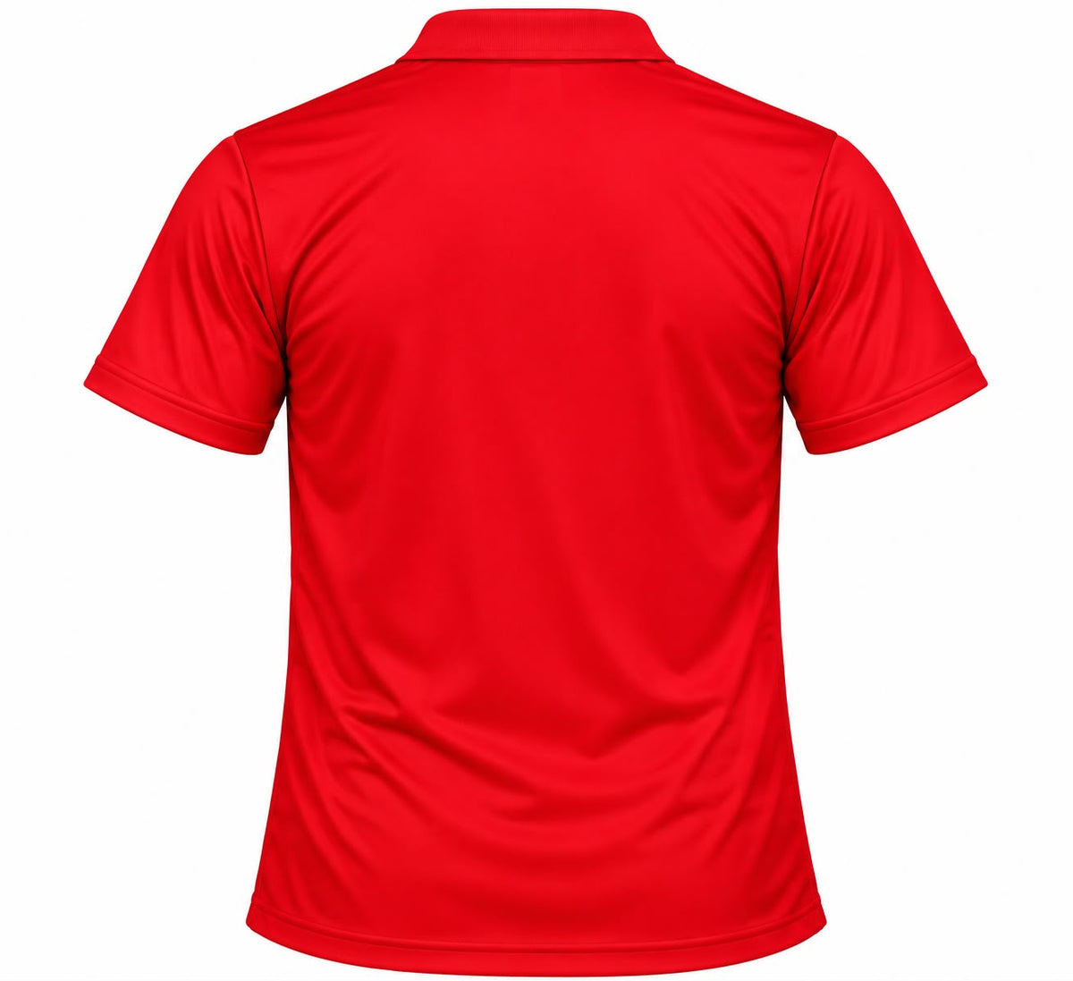 Men’s Blue & Red Sports Polo T-Shirt | Athletic Fit Performance Sportswear