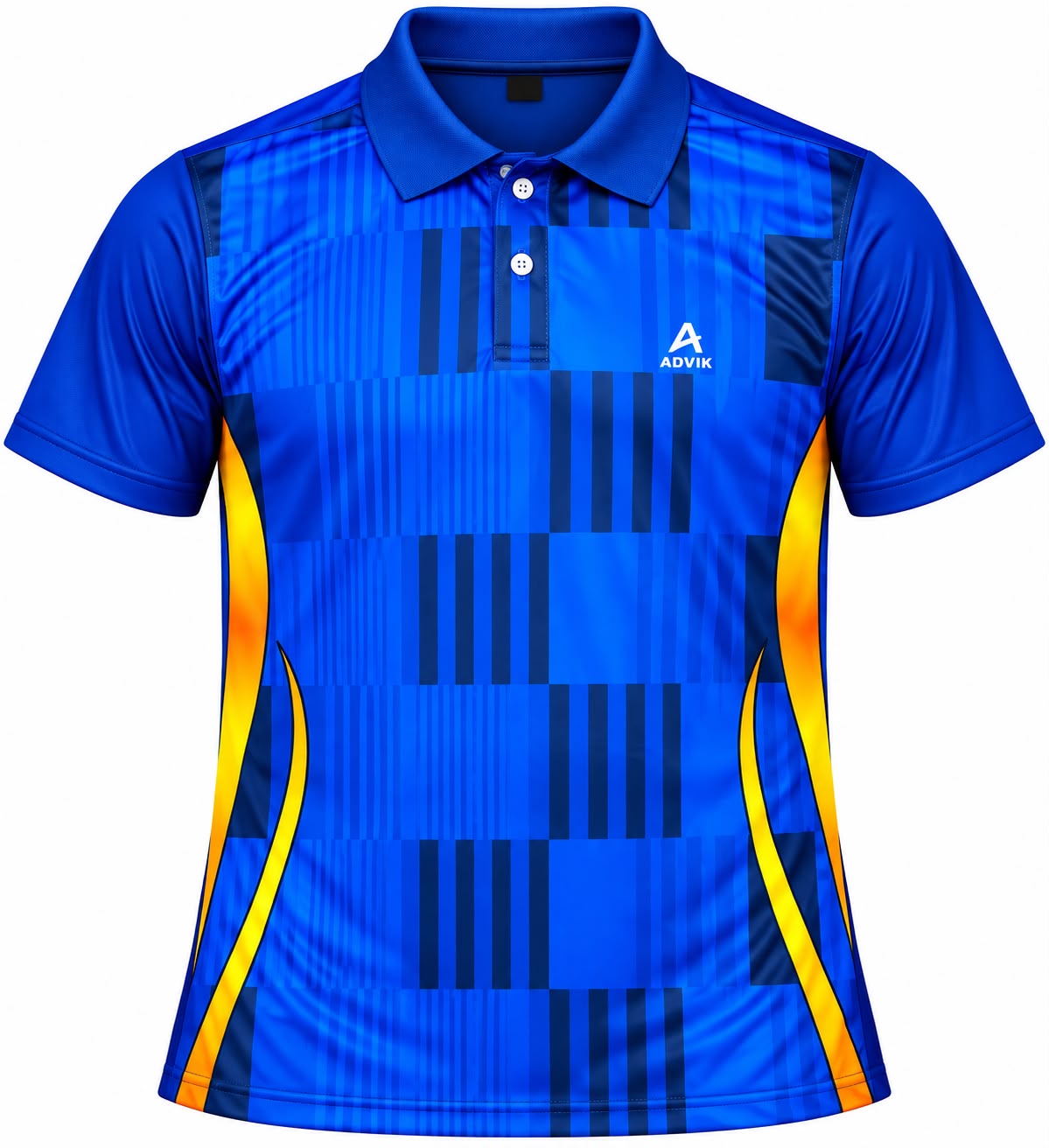 Men’s Blue Sports Polo T-Shirt | Athletic Fit | Sublimation Sportswear