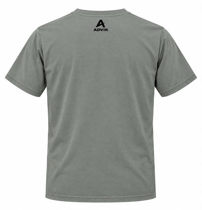 Men’s Grey Graphic Printed Sports T-Shirt