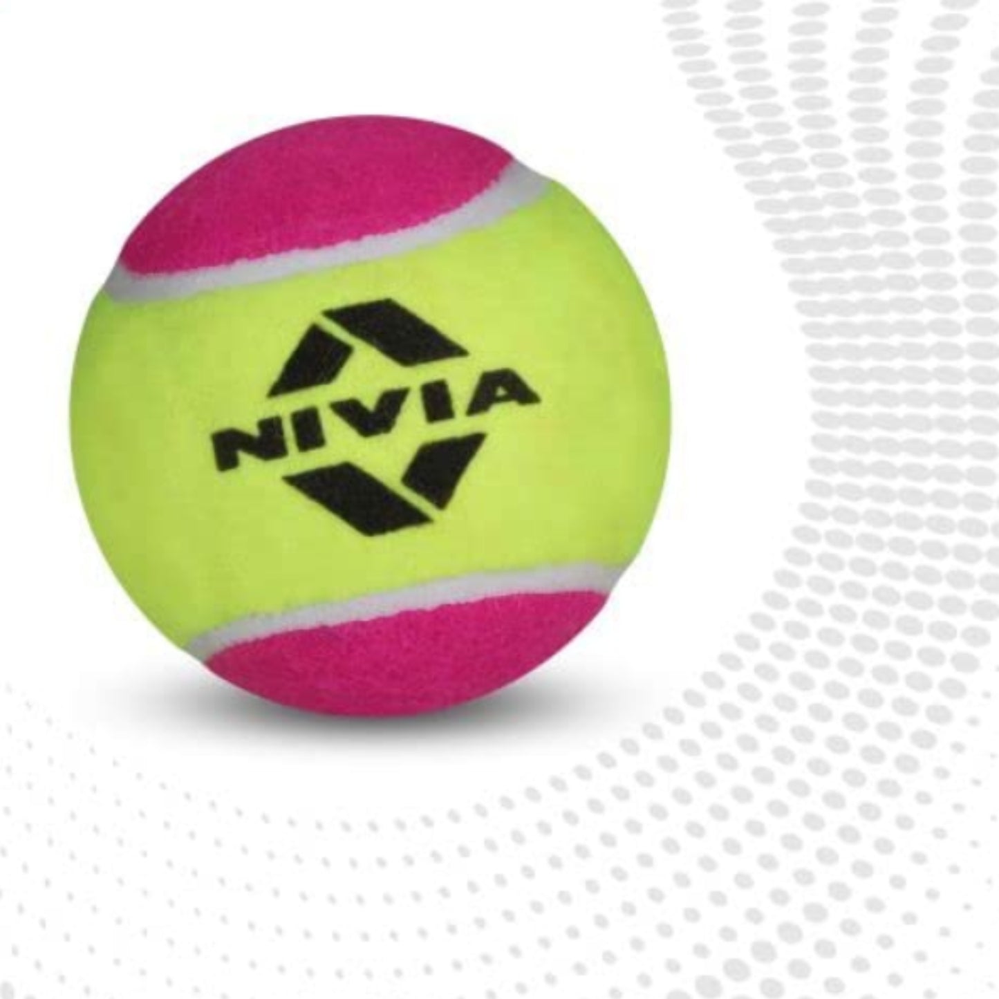 Nivia Cricket Tennis Ball  | Multi Colour  | (Pack of 12 Balls)