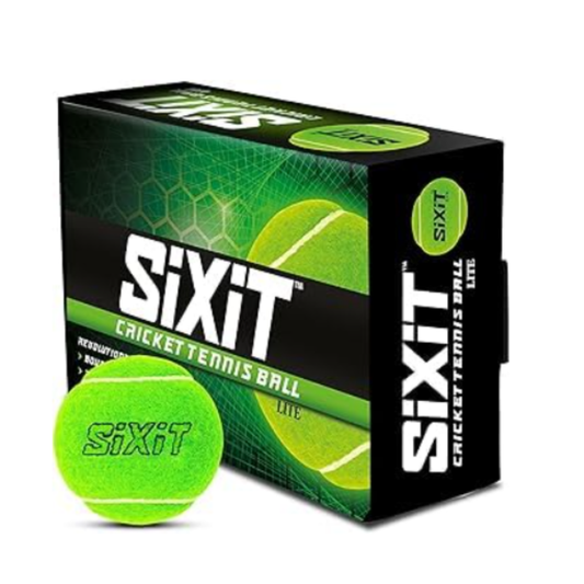 SiXiT | CRICKET TENNIS BALL LITE | Pack Of 6
