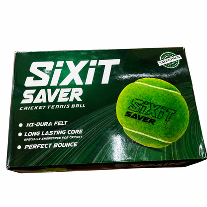 SIXIT SAVER |CRICKET TENNIS BALL | Pack Of 6